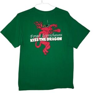 Fire ball Whiskey kiss the dragon forget the leprechaun Lg